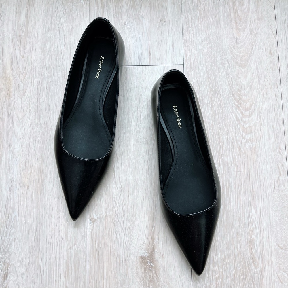 & Other Stories Point Toe Ballet Flats